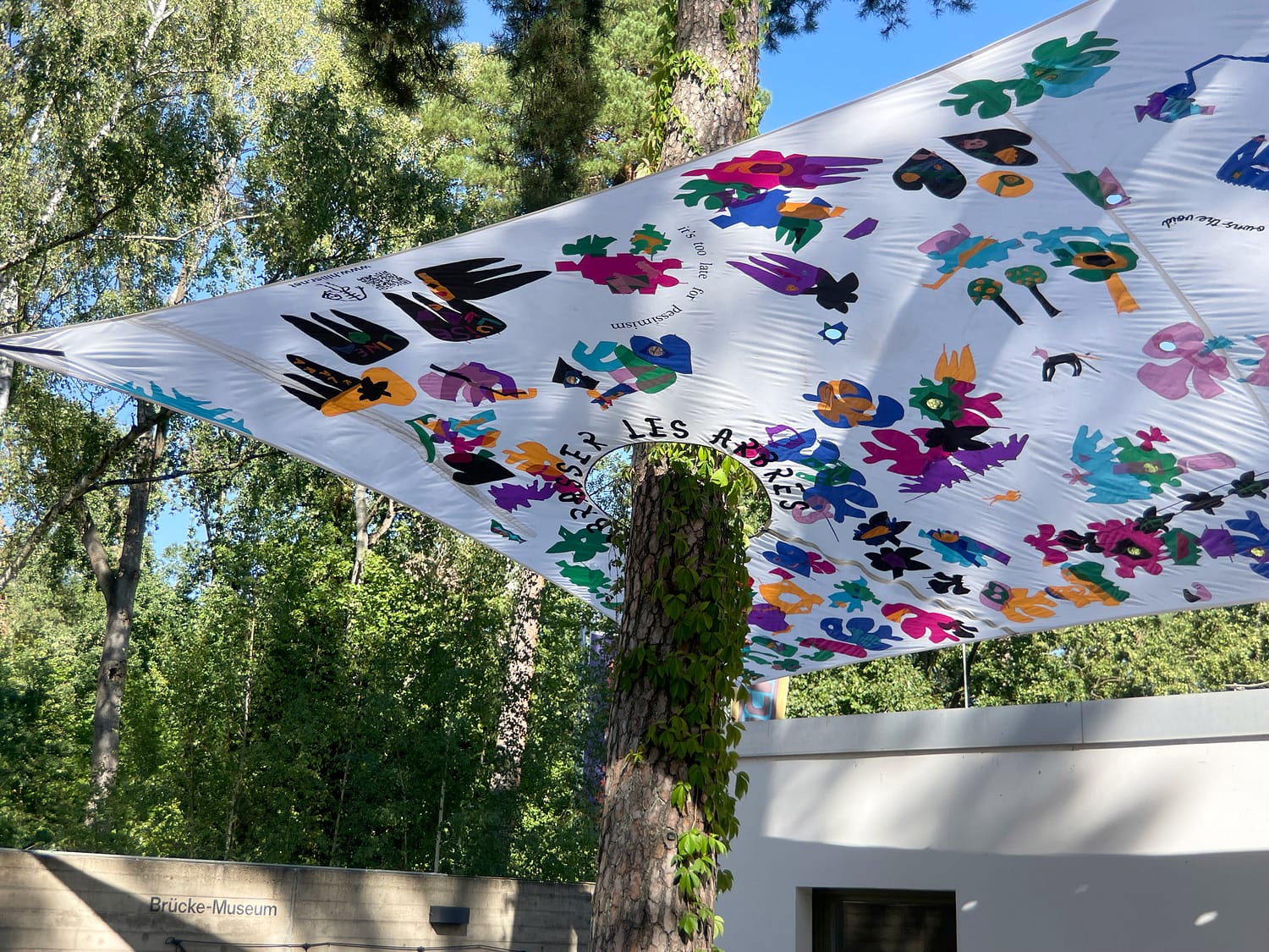 helloloser shade awning Brücke Museum Berlin 2025 anniversary
