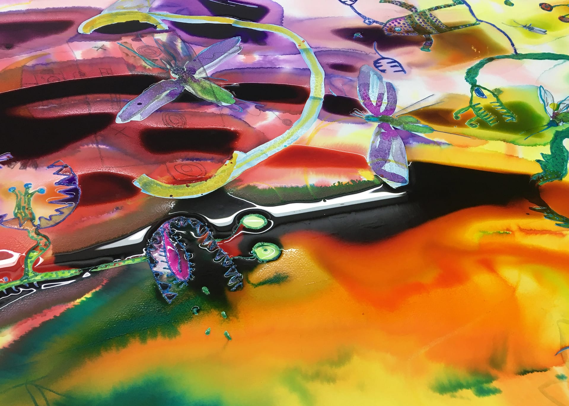 DERIVE 1 Derive wet paint